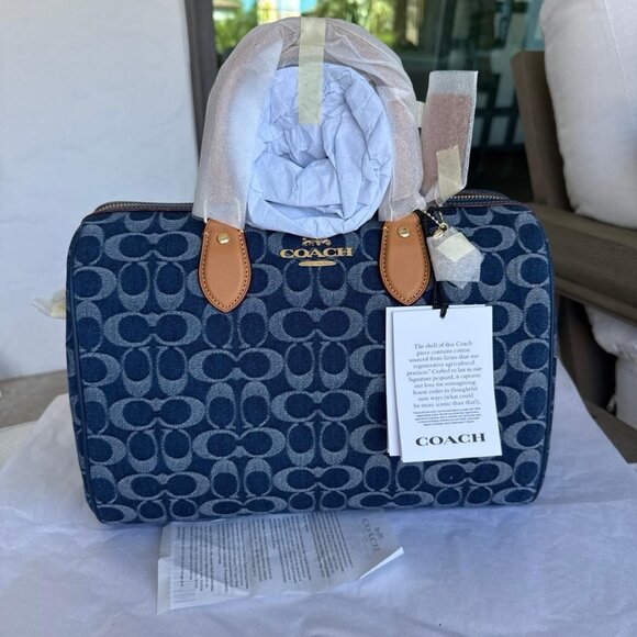 Coach Handbags - Coach CY699 Rowan Large Satchel Bag In Signature Canvas